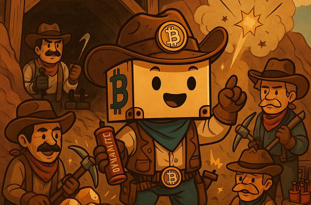 Blockchain Bob at the Bitcoin Mining